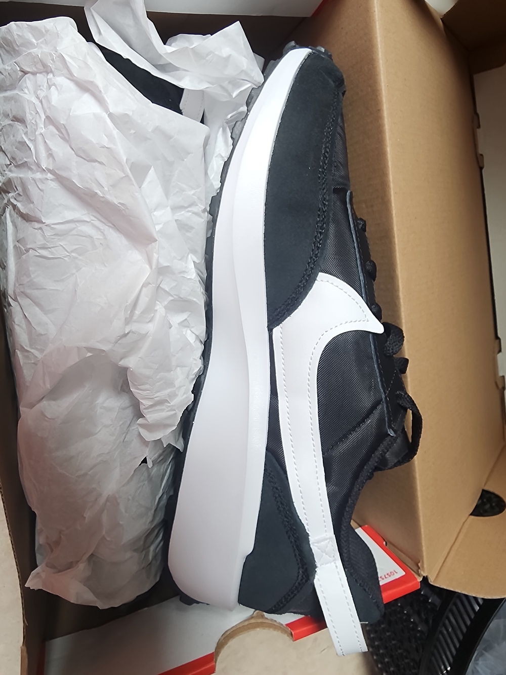 Men's Black and White Athletic Sneaker